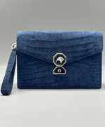 Клатч из кожи крокодила Stefano Ricci