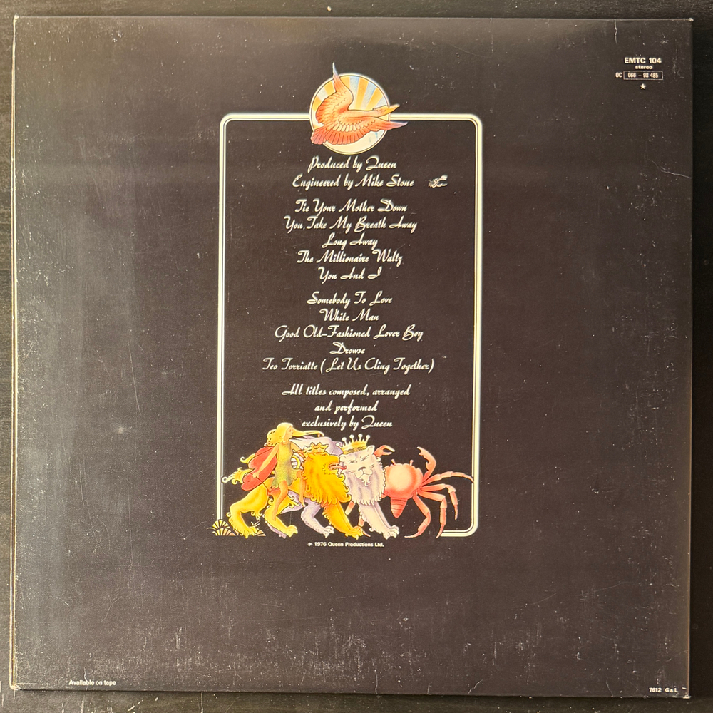 Queen - A Day At The Races (Англия 1976г.)