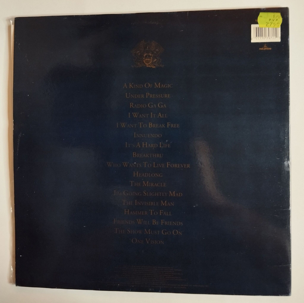 Винтажная виниловая пластинка LP Queen Greatest Hits II (Spain 1991)