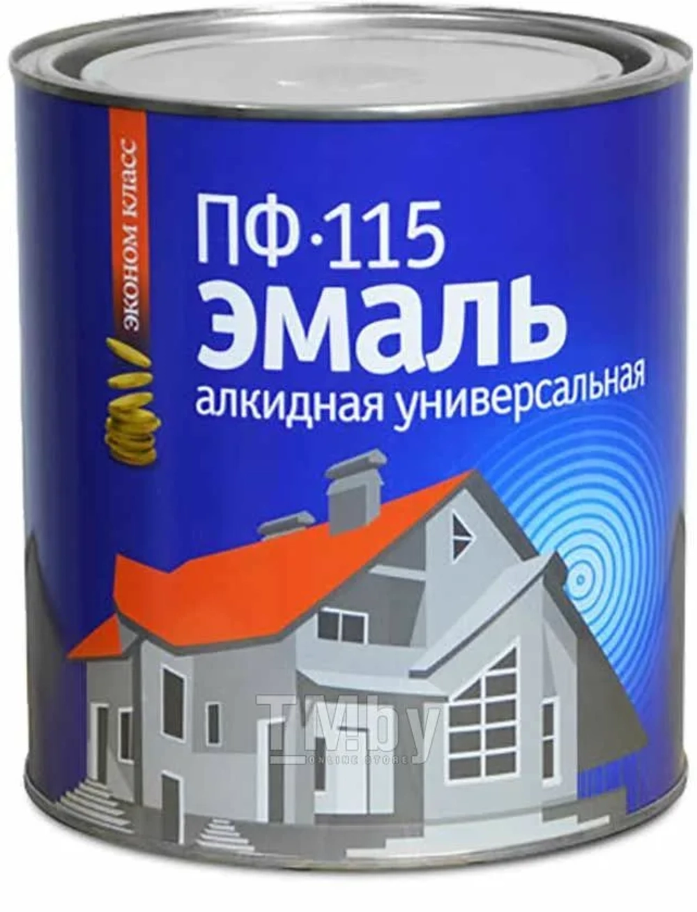 Краска эмаль алкидная универсальная ПФ 115 СИНИЙ 2,5 кг