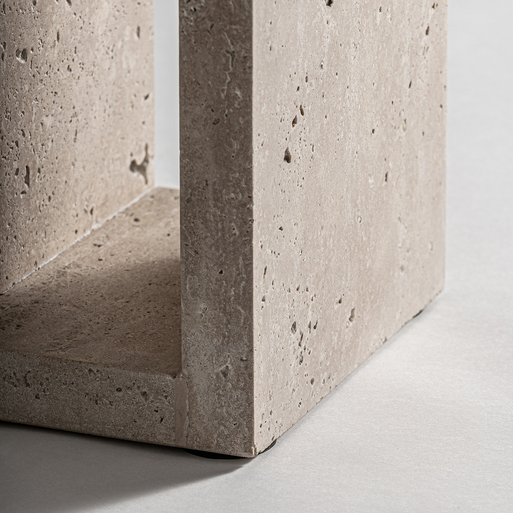 Консольный столик Clar из травертина