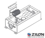 Компактная приточная установка с водяным нагревателем ZILON ZPW 3000/27 L1