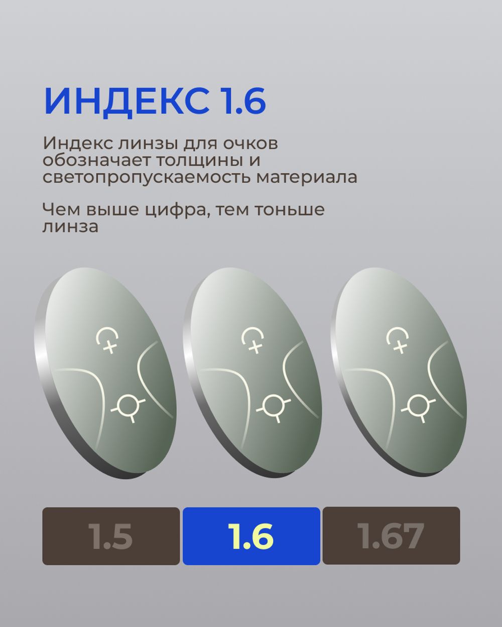 Прогрессивная фотохромная линза Zeiss RX Light 2 3D Gold 1.6 Pioneer