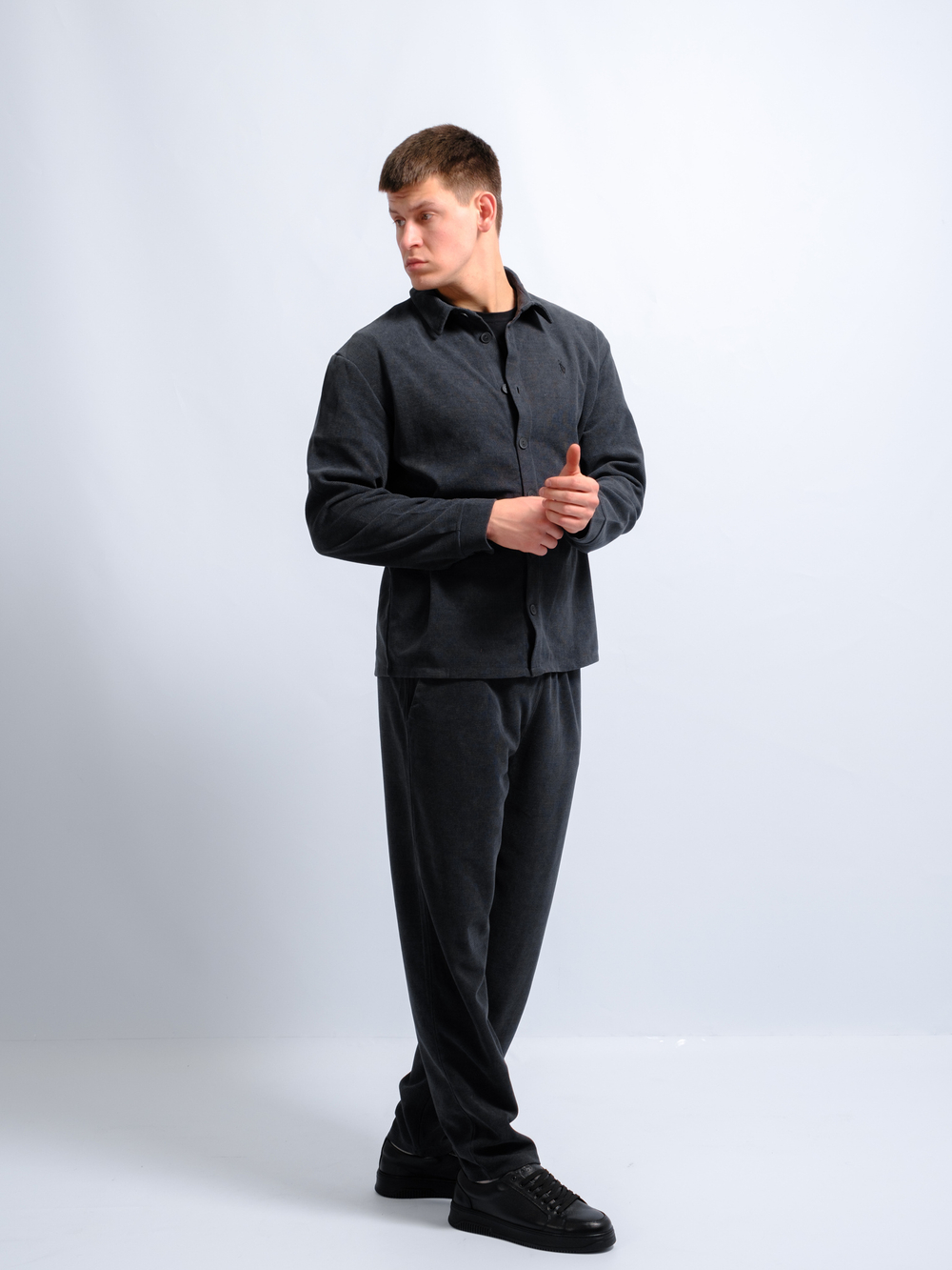 Костюм Polo Rl вельвет(сер.)