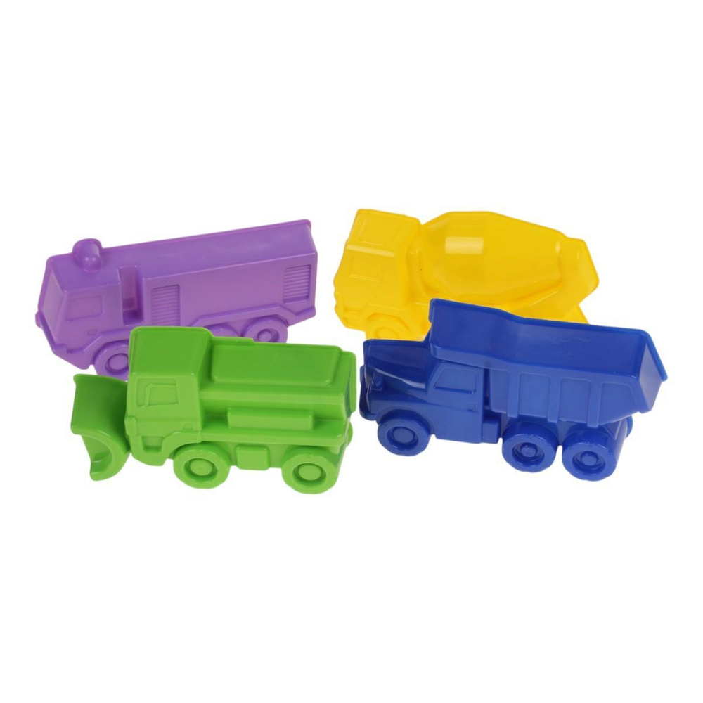 Песочный набор №52 4 формочки грузовички (АлексТойз)