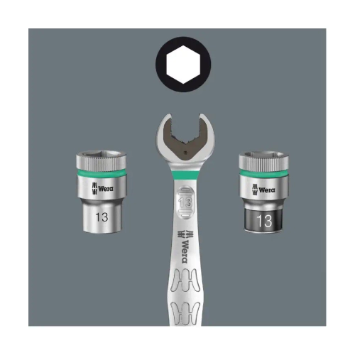 Торцовая головка Zyklop 1 1/4" 1/2″ дюймовая WERA 05003635001