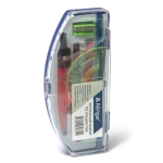 Готовальня Alingar, 10 предметов, пластик. циркуль, механический карандаш, ч/г карандаш, набор линеек 4шт, точилка, ластик, пластиковый футляр