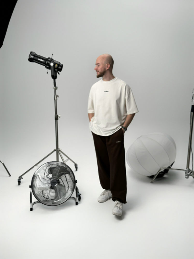 Джоггеры коричневые