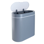 Ведро для мусора сенсорное, овал, Foodatlas JAH-6711, 8 л (серый)