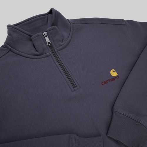 Толстовка мужская Carhartt WIP American Script Half Zip артикул:I027014_zeus - купить в магазине Дайс