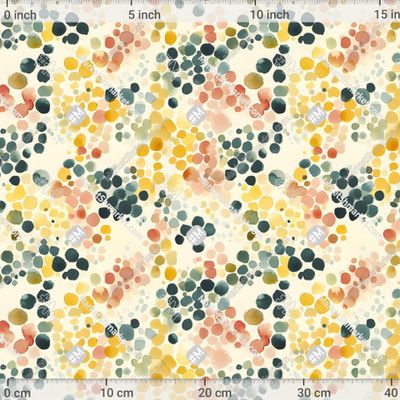 Цветные круги акварели by Pattern Store 441 DPI