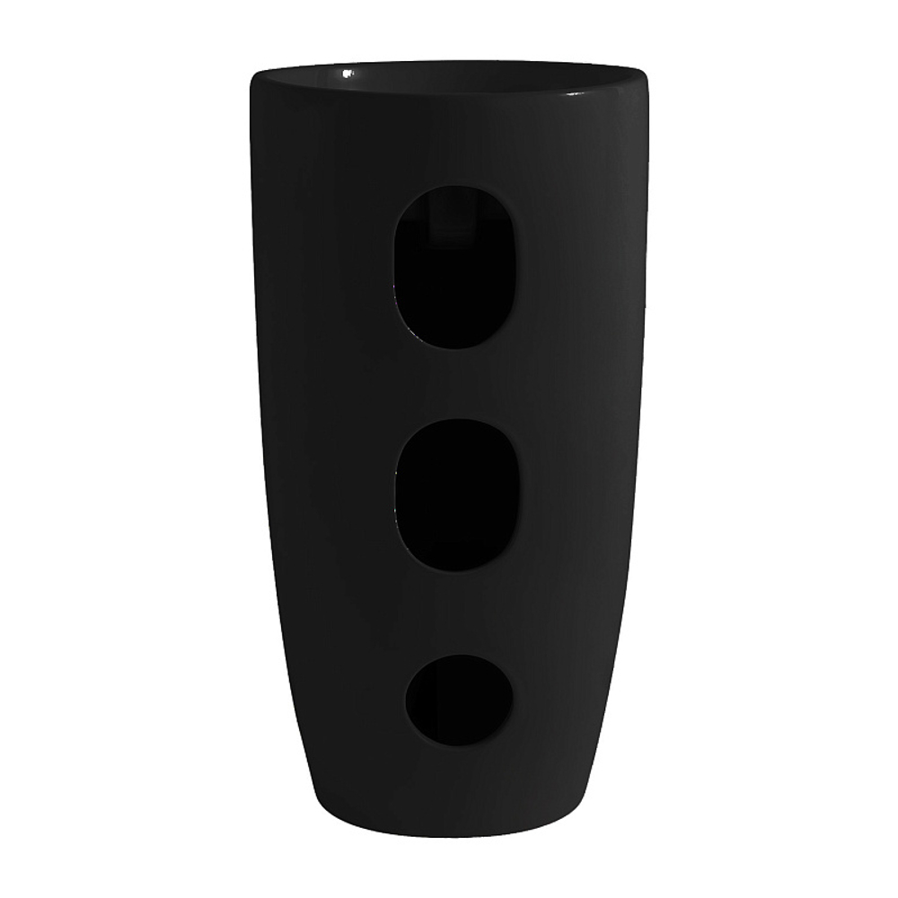 Раковина напольная Azario Tea 450х450х845 отдельностоящая, черный (AZ-M30149MB)