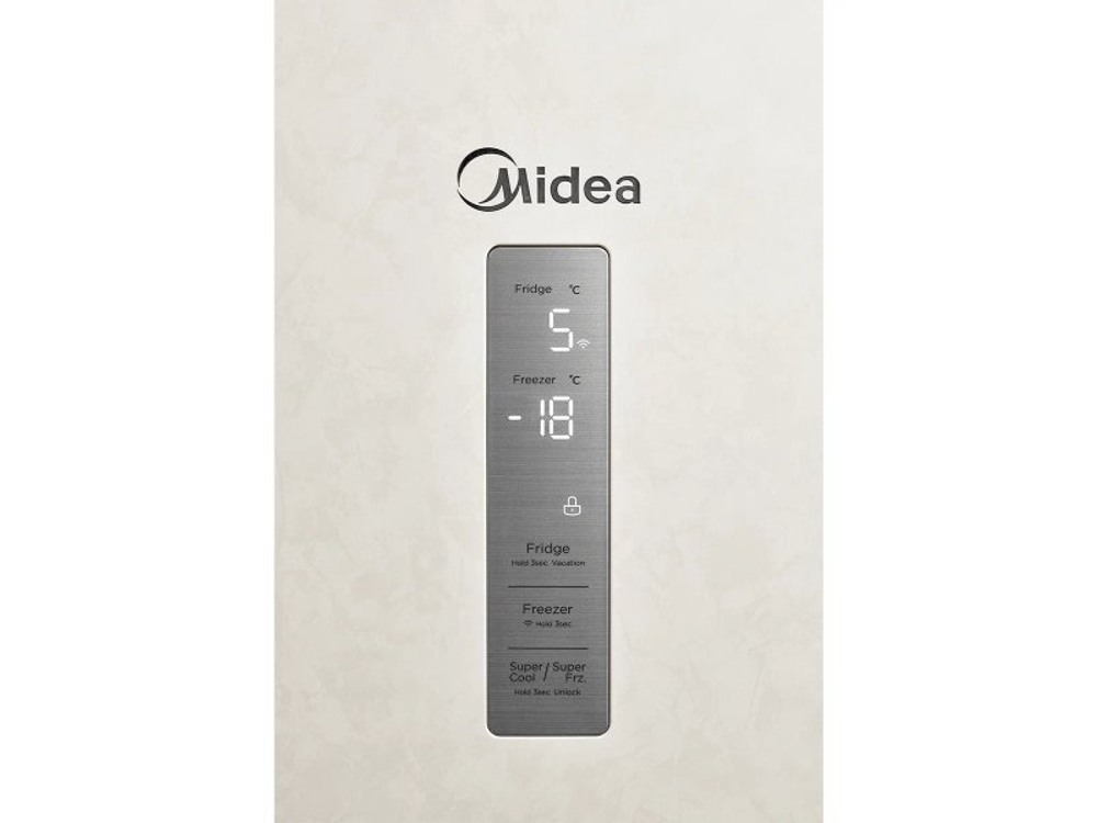 Холодильник двухкамерный Midea MDRB521MIE33OD Full No Frost инверторный бежевый