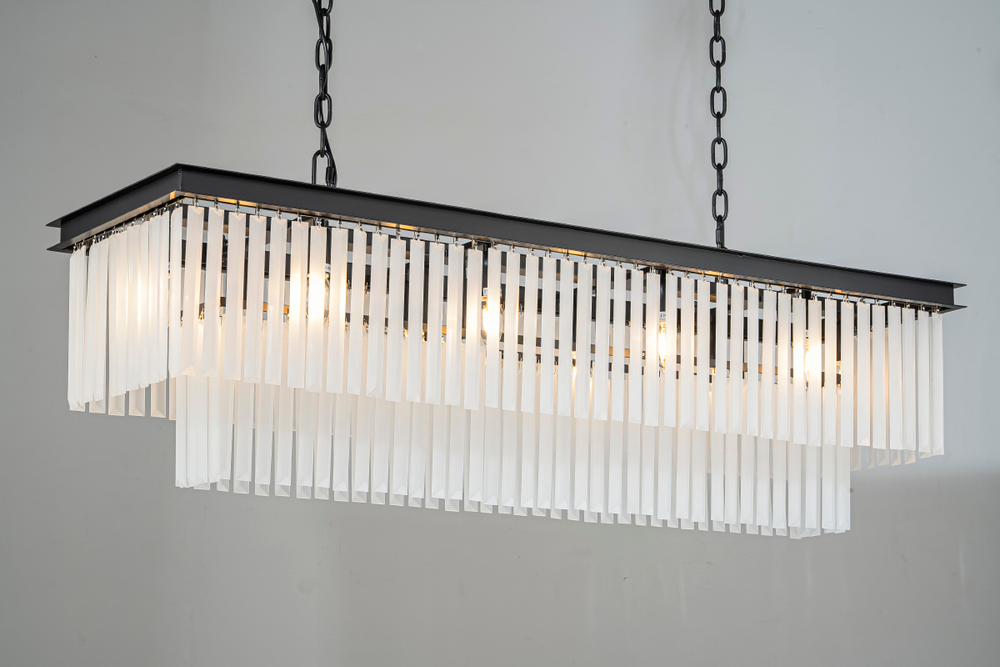 Люстра Odeon 10C/P black/frost