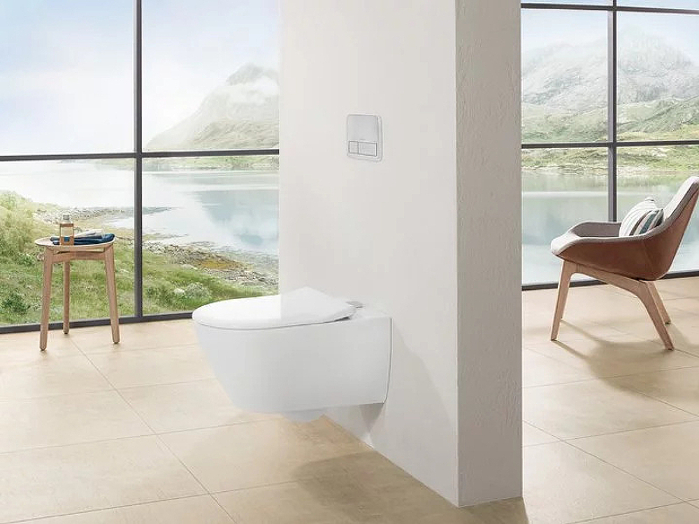 Унитаз Villeroy&Boch Subway 2.0 5614A1R1 подвесной без сиденья