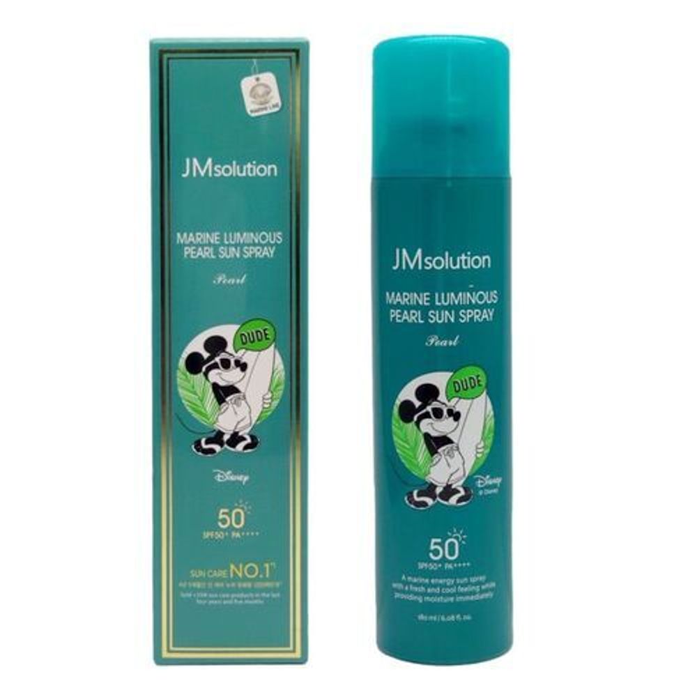 JMsolution Спрей солнцезащитный - Disney collection Mickey luminous pearl SPF50+ PA++++, 180мл