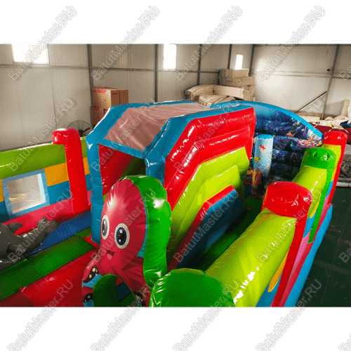 Коммерческий надувной батут "Морские обитатели 2"
