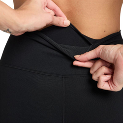 Женские леггинсы Nike One High Waist Full Length - черные/белые