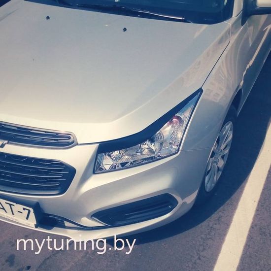 Реснички на фары для Chevrolet Cruze