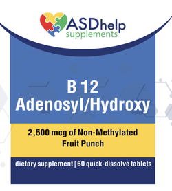 B 12 Adenosyl/Hydroxo  60 chewable