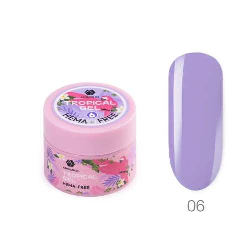 Цветной гель TROPICAL  ADRICOCO  №6, 15мл