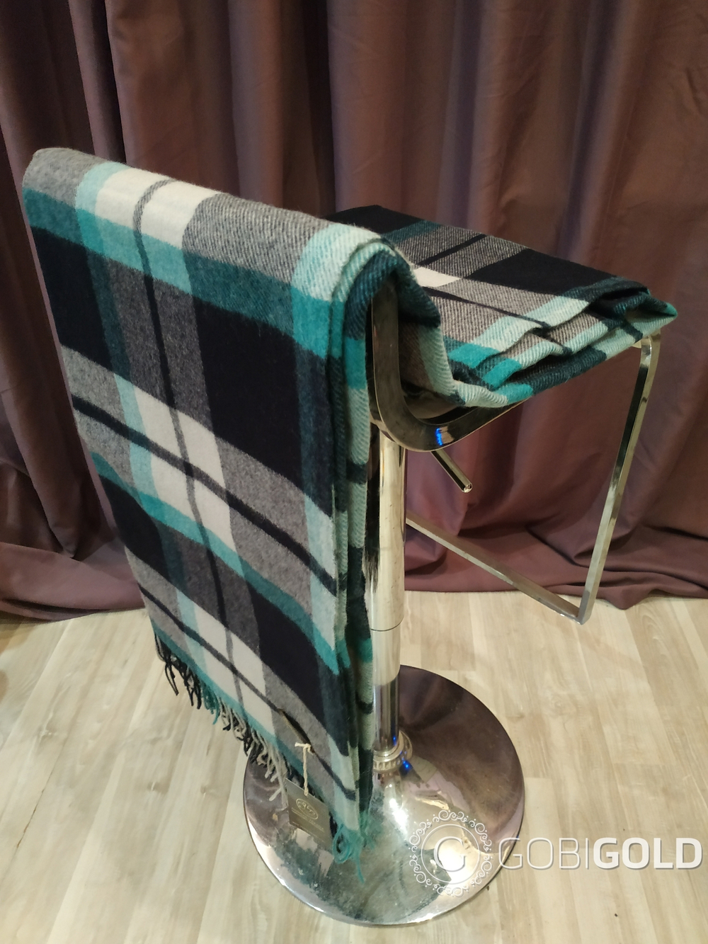 Плед из 100% шерсти ягненка 150x200 см. (MONGOLTEXTILE) - MT078