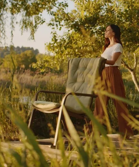 Подушка для кресла Folio зеленая