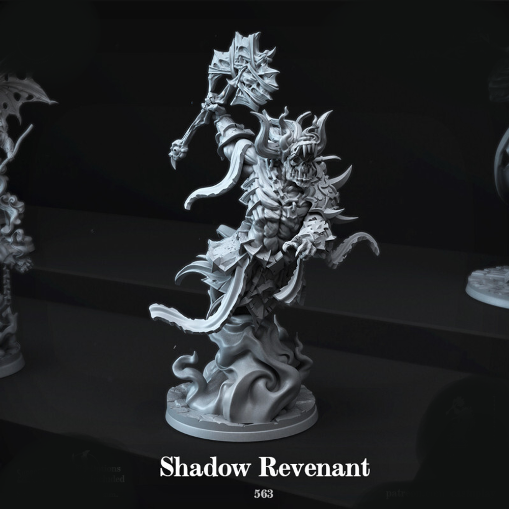 Ревенант Призрак Мертвяк Андед монстр миниатюра для dnd, днд, pathfinder, фентези, Настольная игра, НРИ, Варгейм, РПГ