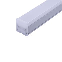 ULO-N10A-40W-4000K-L120 IP40 WHITE Светильник линейный светодиодный подвесной. Прямой. 120см. Белый свет 4000K. 2000Лм. Алюминий. Цвет белый. TM Uniel