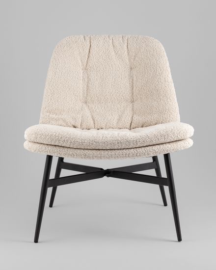 Кресло лаунж Tail кремовый