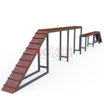 Трамплин разноуровневый для дрессировки собак