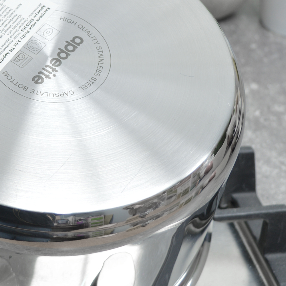 Кастрюля 3,6л нерж Pretty тм Appetite