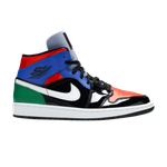 Кроссовки Jordan Air Jordan 1 Mid Se Patent Blend (Женская размерная сетка)