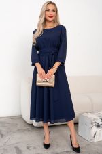 Платье Виржиния (синий)-52р-р Р11-1240 Nikol