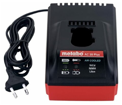 Зарядное устройство для аккумуляторов AC 30 Plus Metabo (627275000) ОРИГИНАЛ