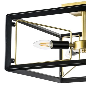 Люстра потолочная 713347 черный матовый/золото Regolo Lightstar