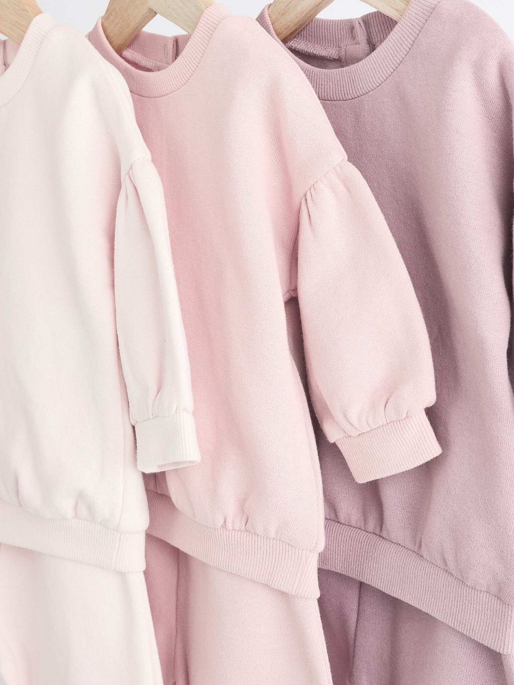 Свитшот и спортивные брюки в комплекте для малышей Next Q94-947, Розовый, Кремовый