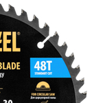 Пильный диск по дереву ф210 х 30 мм, 48 зубьев Denzel