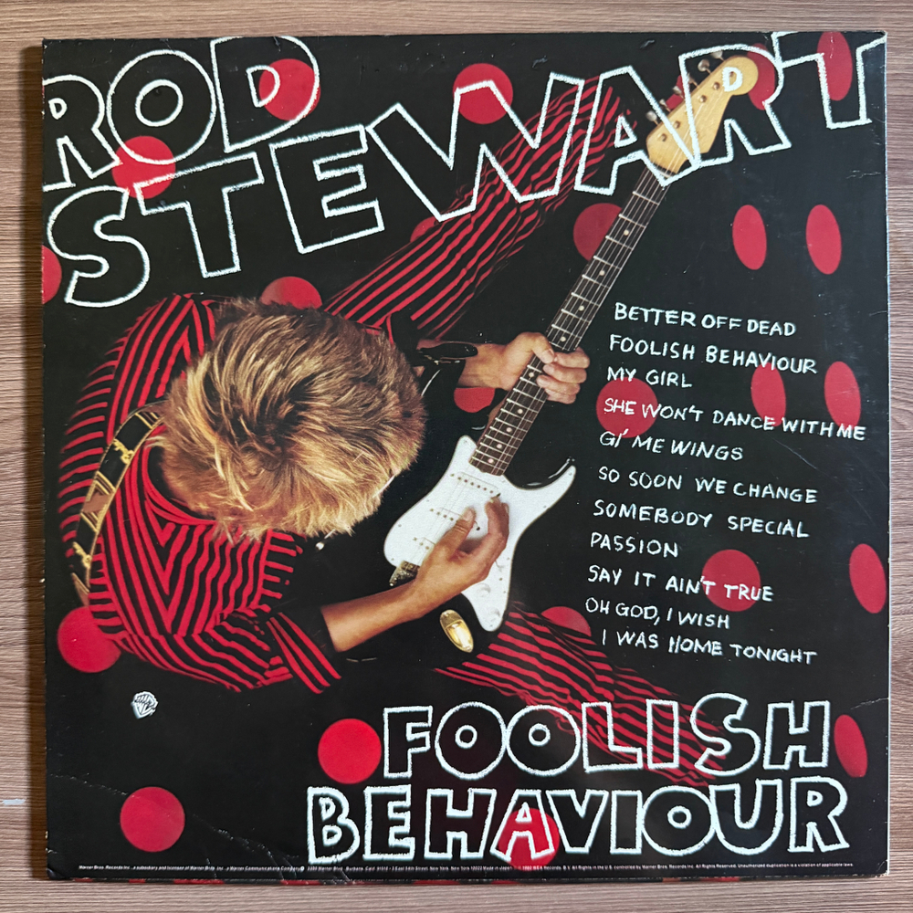 Виниловая пластинка Rod Stewart - Foolish Behaviour LP