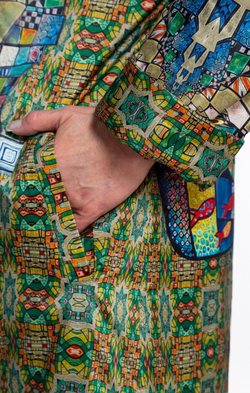 Пальто "Витраж", по мотивам живописи Тани МакКабе