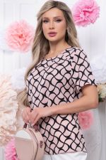 Блуза "Нильда" (пыльная роза) Б5762 LT Collection