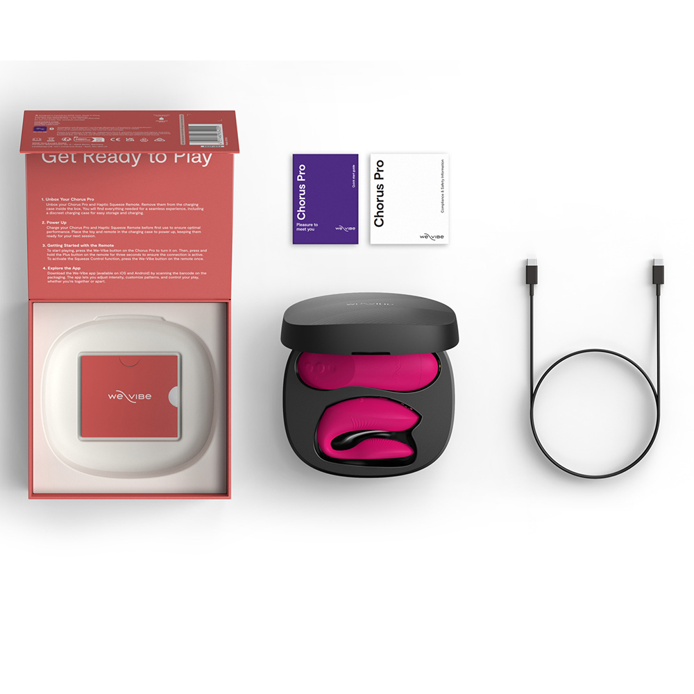 Вибратор для пар We-Vibe Chorus Pro розовый