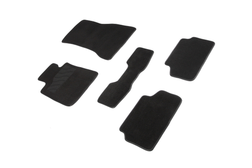 Ворсовые коврики LUX для BMW 5 Ser G-30 4WD 2017-н.в., Seintex.90206