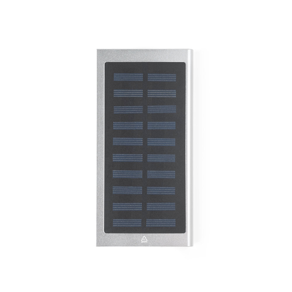 CLERK. Портативный аккумулятор из 100% переработанного алюминия 8'000 mAh