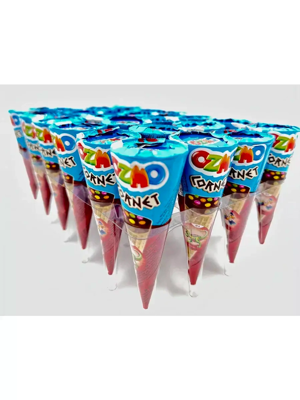 Турецкий вафельный рожок с кремом из фундука и шоколада