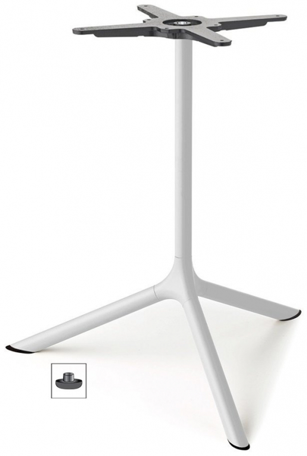 Стол ламинированный обеденный Scab Design Tripe Maxi, белый, белый мрамор Каррара