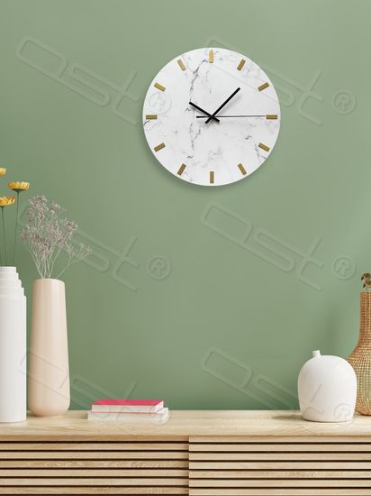 Настенные часы "Белый мрамор"