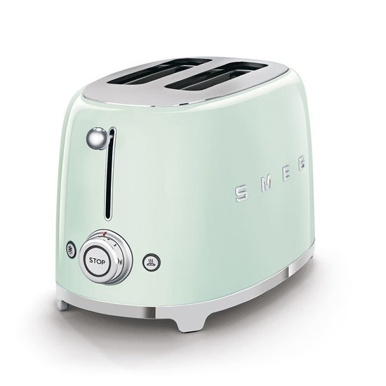 Тостер Smeg TSF01PGEU , Пастельный зеленый