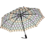 Зонт женский полуавтомат «Ultramarine- Маниока», микс 6 цветов, 8 спиц, d-100см, длина в слож. виде 28см, голубые цветы