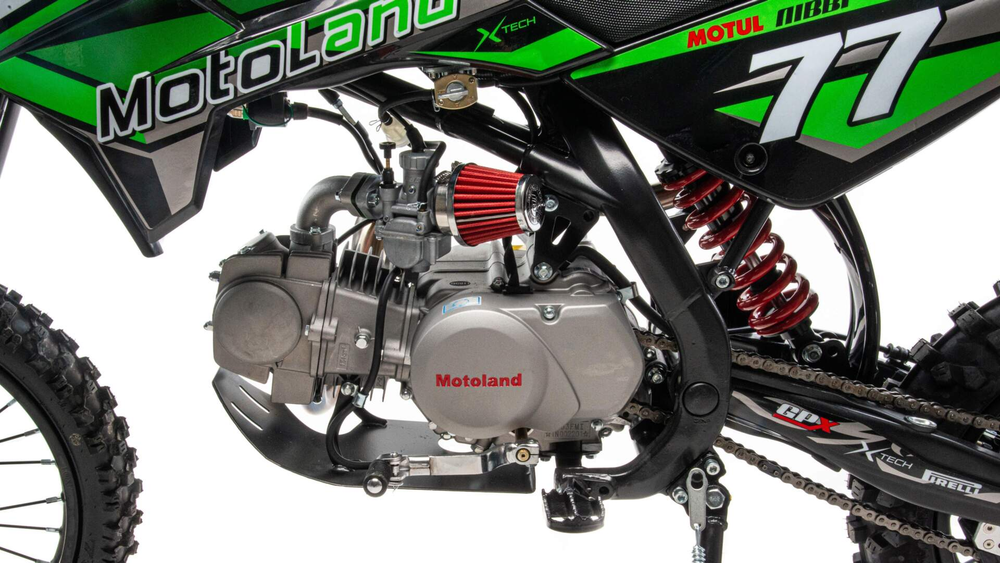 Питбайк Motoland JX125 зеленый (2022 г.)